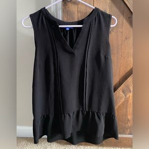 Black sleeveless top, Apt9, M